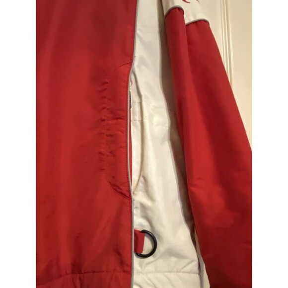 Vtg Y2K Lei Jacket Womens L Red White Ski Snowboard Winter Coat Hoodie L.E.I - Picture 11 of 16